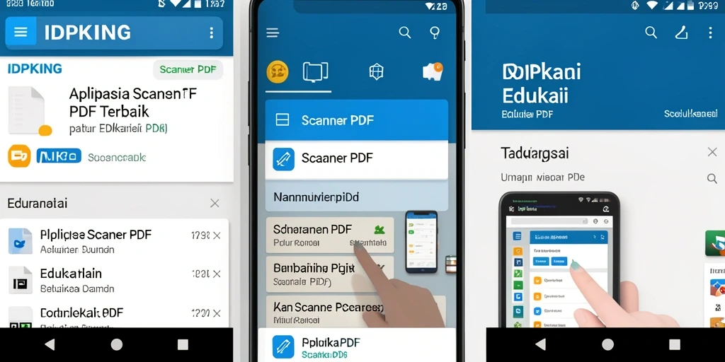 Tampilan antarmuka pengguna IDPKING yang sederhana dan intuitif.