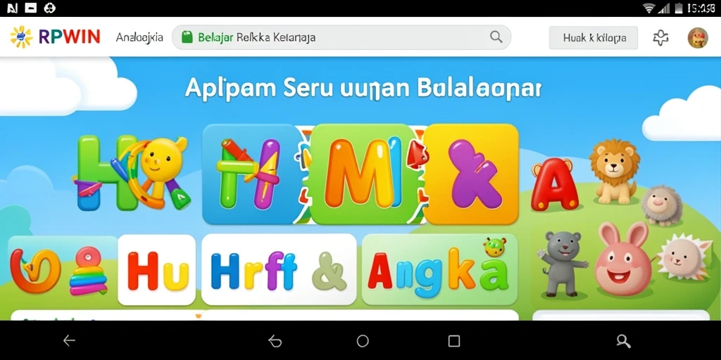 Antarmuka aplikasi RPWIN yang menarik dan edukatif.